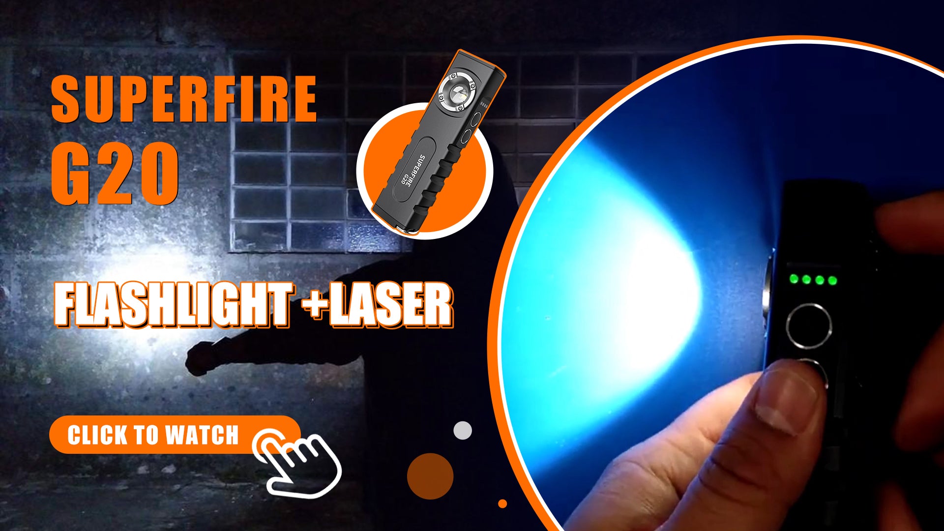 Superfire G20 Review-Multifunctional Flashlight You Need
