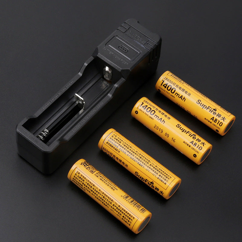 SUPERFIRE USB Charger AC16 Best For 18650 26650 18490 16340 14500 10440 flashlight LED Torch Tools Battery Smart Charger
