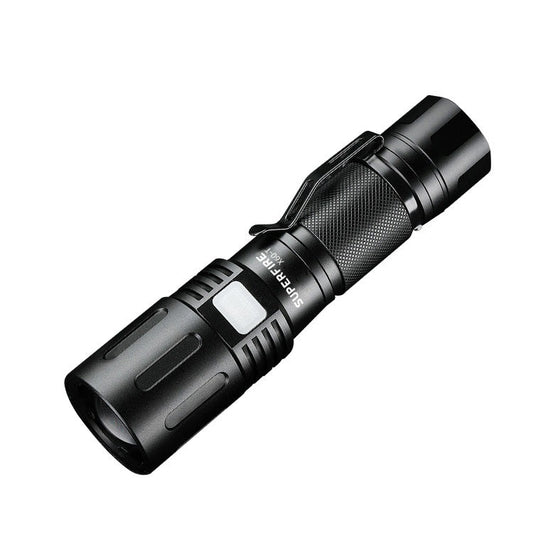 SUPERFIRE X60-T EDC Flashlight: High Beam, Mini Size, Zoomable, Super Bright
