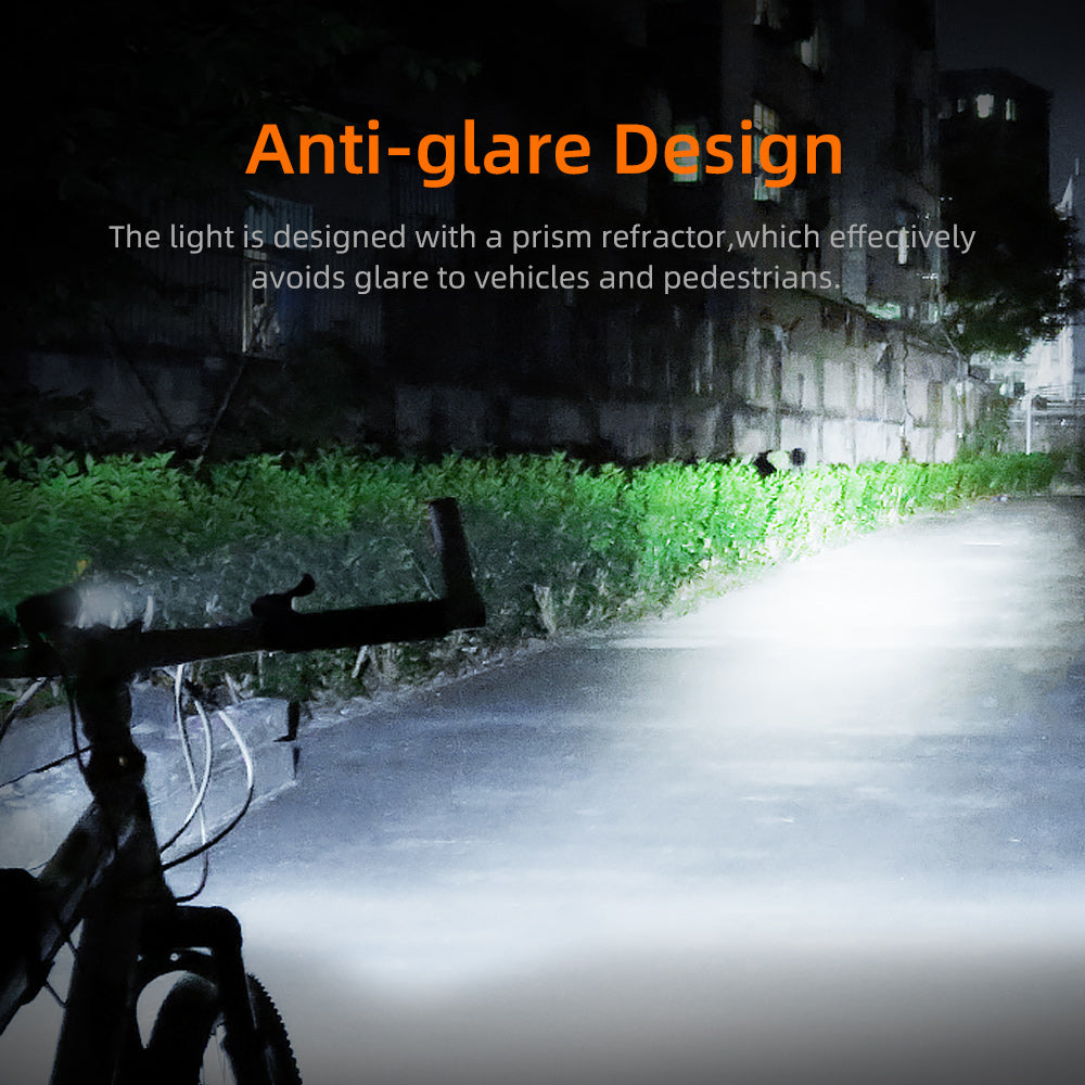 Anti-glare Design The light is designed with a prism refractor,which effectively avoids glare to vehicles and pedestrians