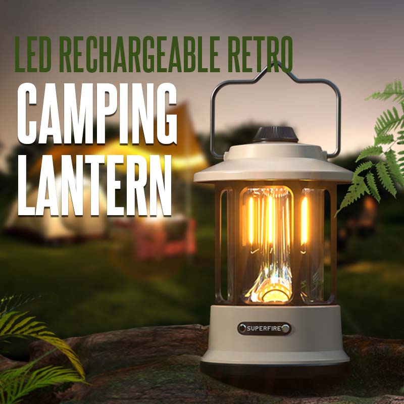 Long Runtime Outdoor Camping Lights Rechargeable Travel Camping Lantern | SUPERFIRE T35