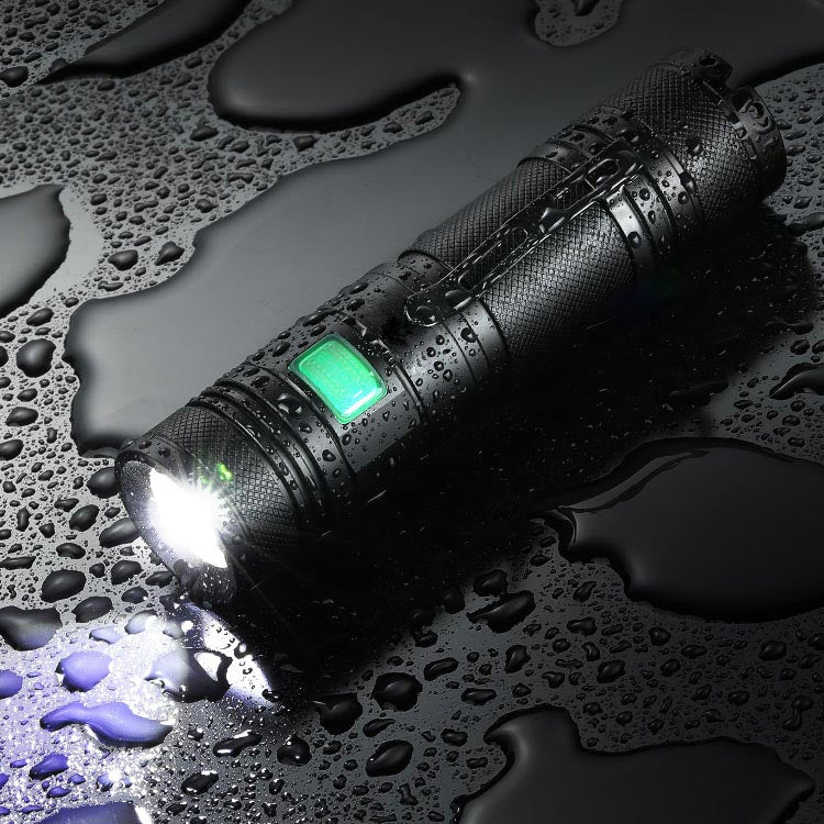 15W Ultra Bright LED flashlight TypeC Charging Zoomable Rechargeable Hunting Camping Fishing Lantern Waterproof Torch | SUPERFIRE A2-S