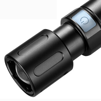 Mini lampe de poche LED rechargeable avec zoom de poche pour randonnée camping d'urgence | SUPERFIRE X60