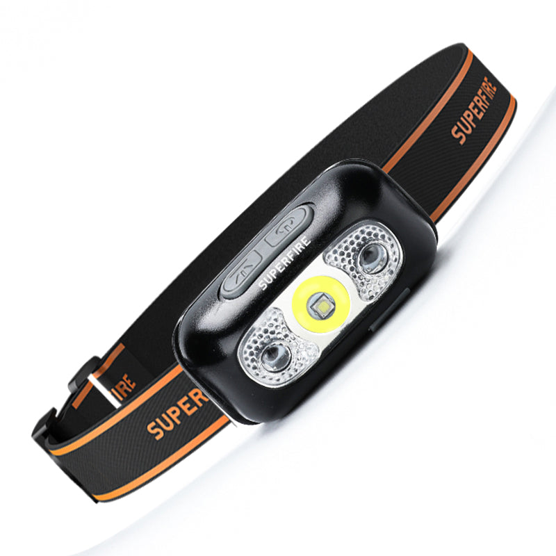 Linterna frontal LED recargable, lámpara de cabeza táctica súper brillante  para adultos, luz de trabajo impermeable para faros delanteros, cargador de