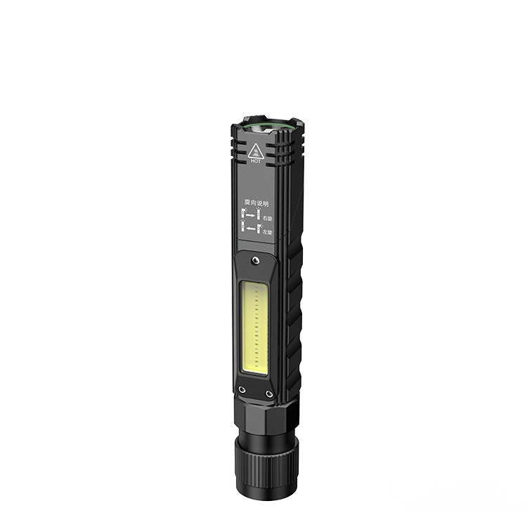 Multi-functional LED+COB Magnetic Flashlight With USB Rechargeable Charging | SUPERFIRE G19