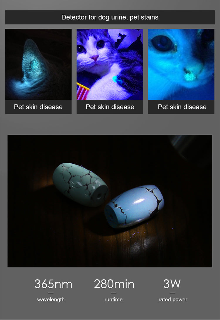 MINI UV Flashlight 365nm USB Rechargeable Multipurpose Handheld LED Flashlight | SUPERFIRE S11-H