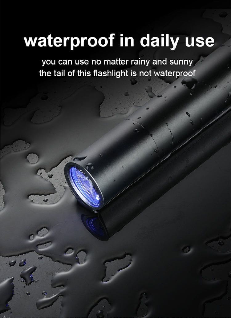 SUPERFIRE S11-H MINI linterna UV 365nm USB recargable multipropósito linterna LED de mano