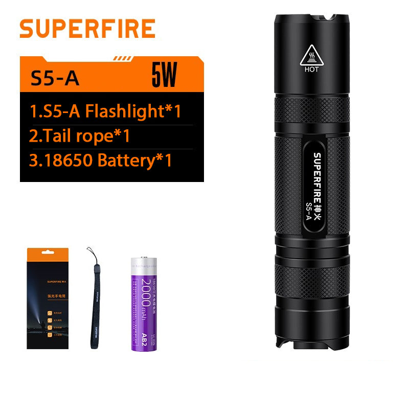 Lampe torche portable puissante EDC | SUPERFIRE S5/S5-A 